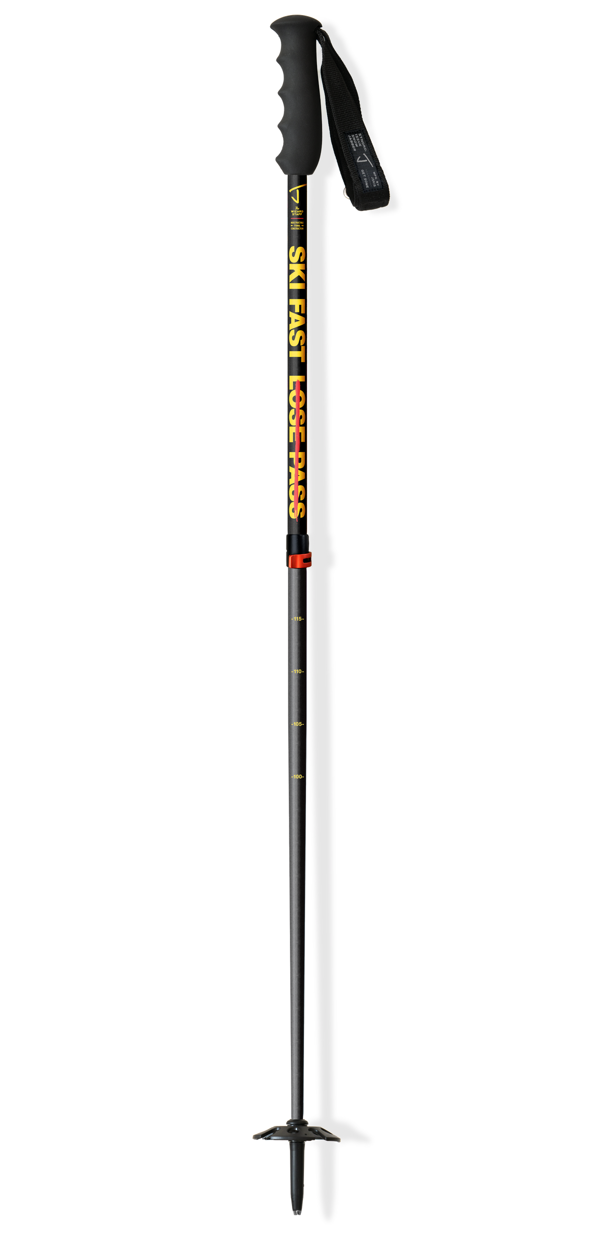 adjustable cross country ski poles Season 2026 - 105 while the plastic grip provides comfort on the slopes Wizard Staff Adjustable Ski Poles