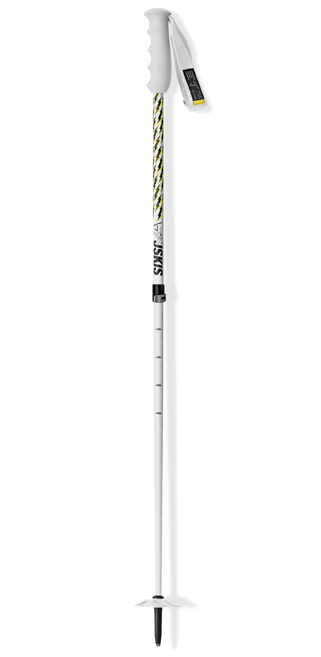 Wizard Staff Adjustable Ski Poles "White Lightning"
