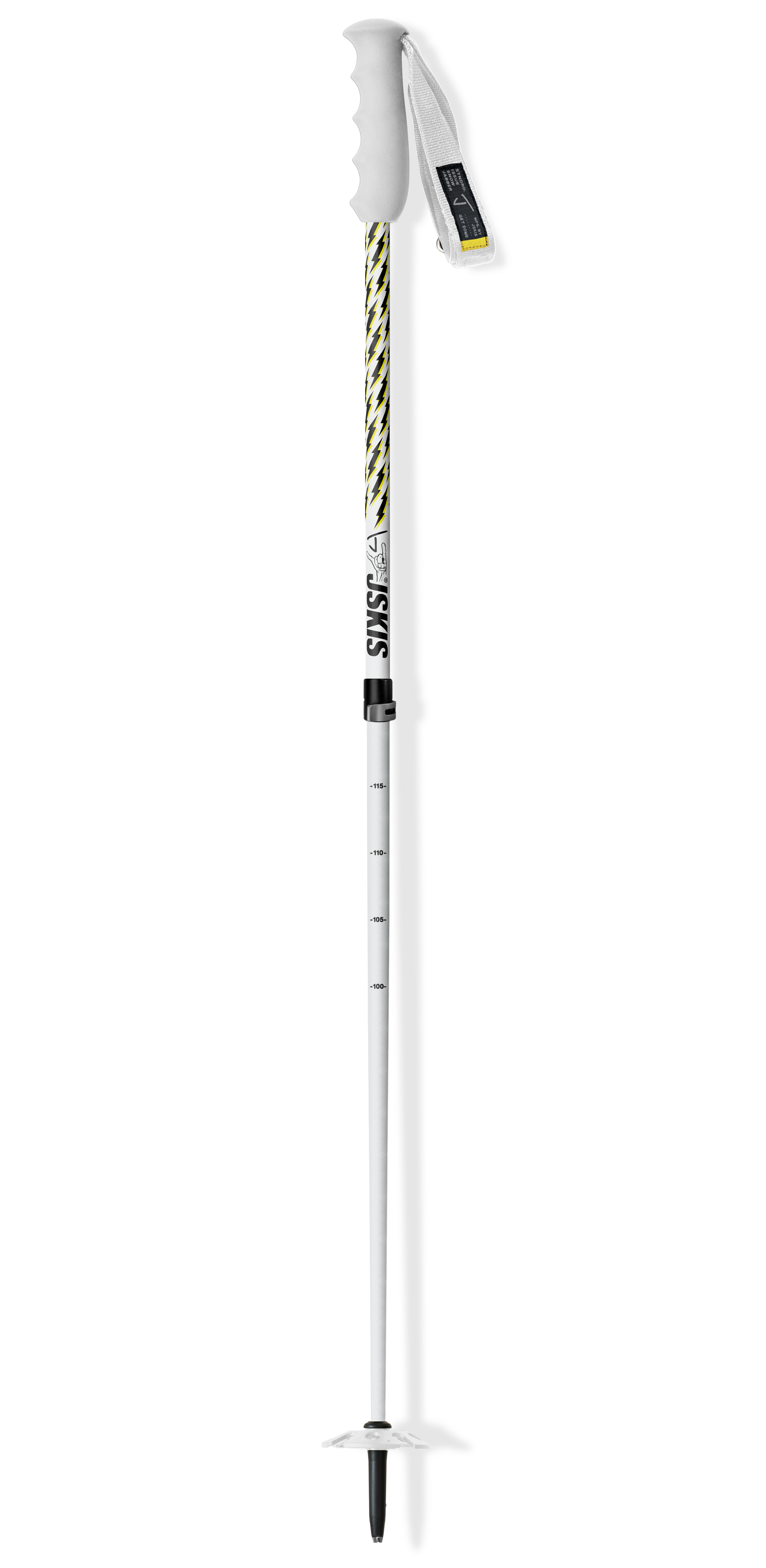 Wizard Staff Adjustable Ski Poles "White Lightning"