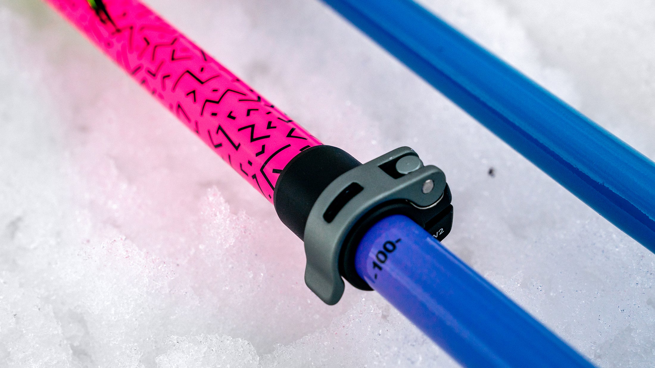 Wizard Staff Adjustable Ski Poles "Darth Fader"