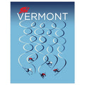 Ski Vermont Trails Magnet