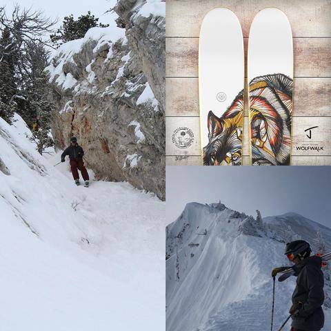 WINNER OF THE METAL "WOLF WALK" GIVEAWAY... GAVYN PENDLETON!!! On August 31st, 2018, I randomly selected Gavyn Pendleton, a lucky skier attending Montana State University to win J skis!!