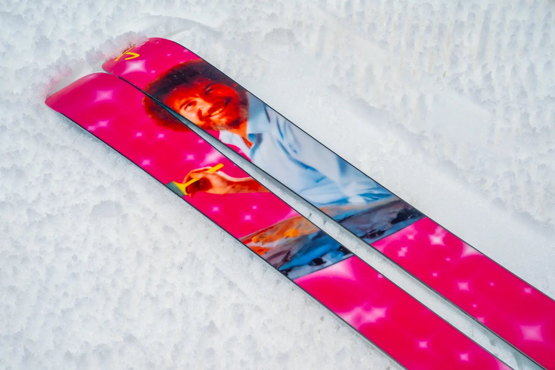 The Masterblaster "THE JOY OF SKIING III" Bob Ross x J Collab Limited Edition Ski
