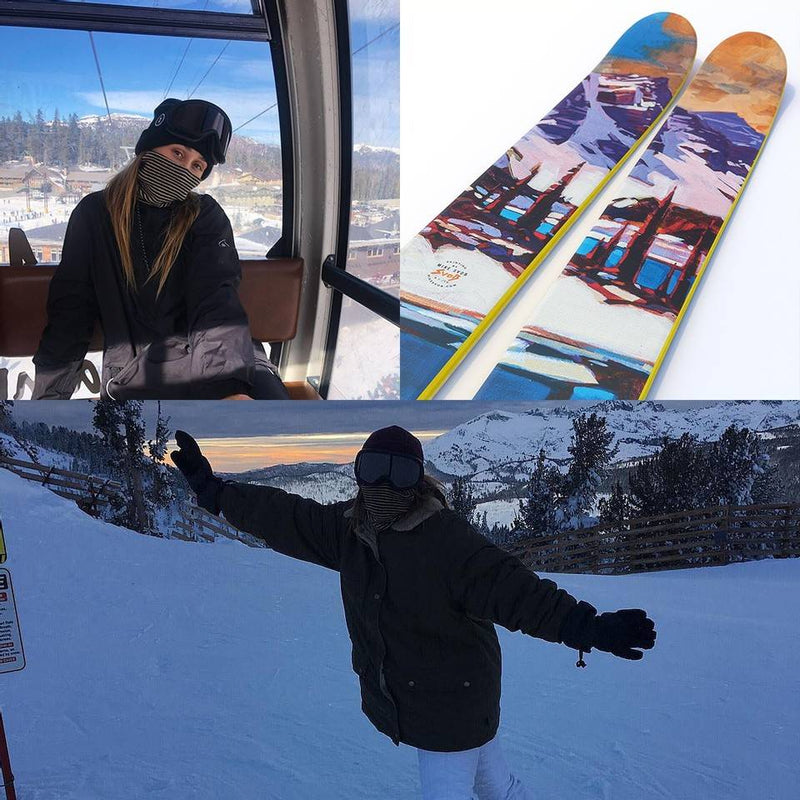 WINNER OF THE ALLPLAY "MORAINE LAKE"  GIVEAWAY... KAILA SERIJAN!!! On January 29th, 2021 I randomly selected Kaila Serijan, a lucky skier from Mammoth Lakes to win J skis!!