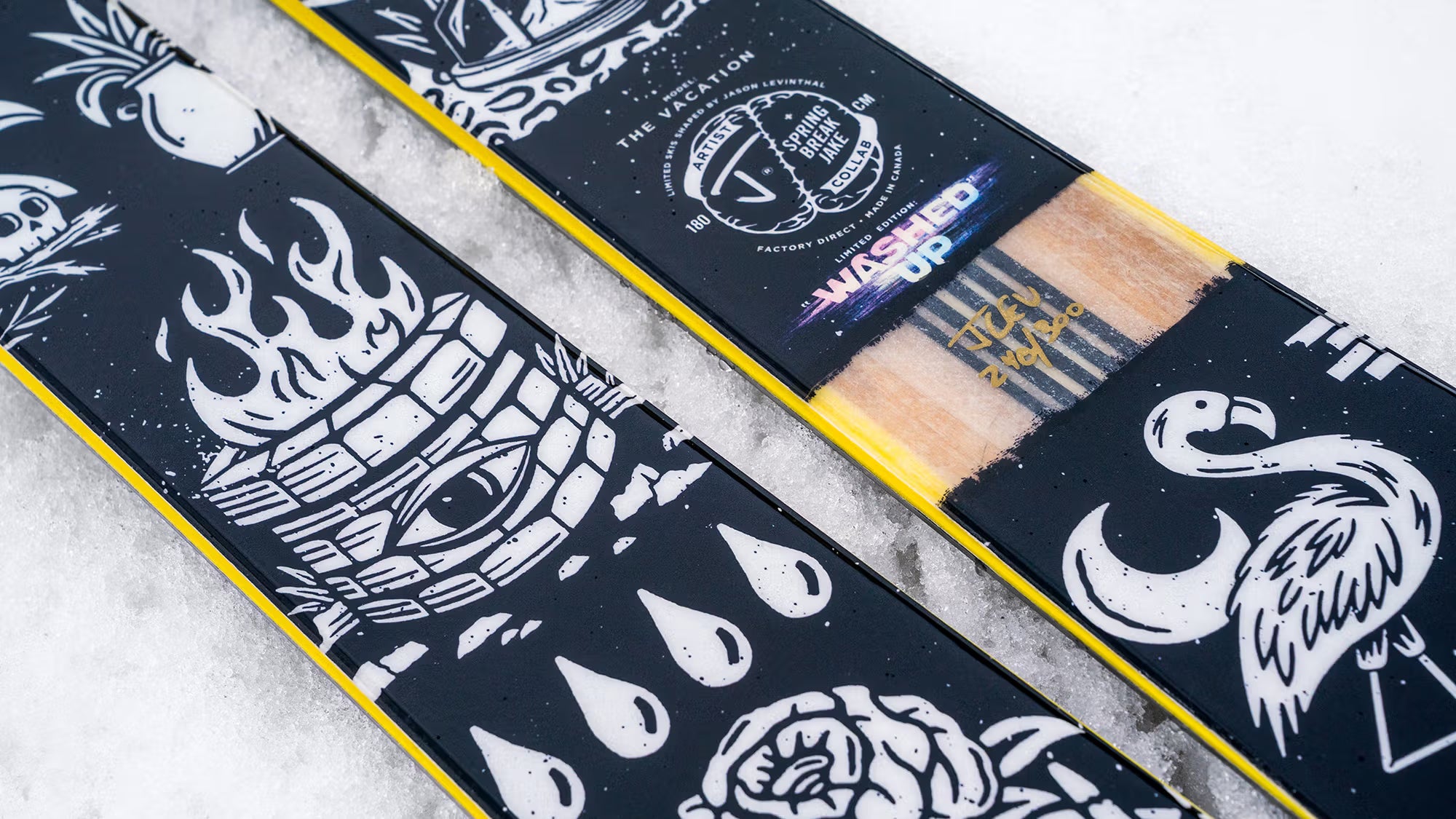 The Vacation "WASHED UP" Spring Break Jake x J Collab Limited Edition Ski