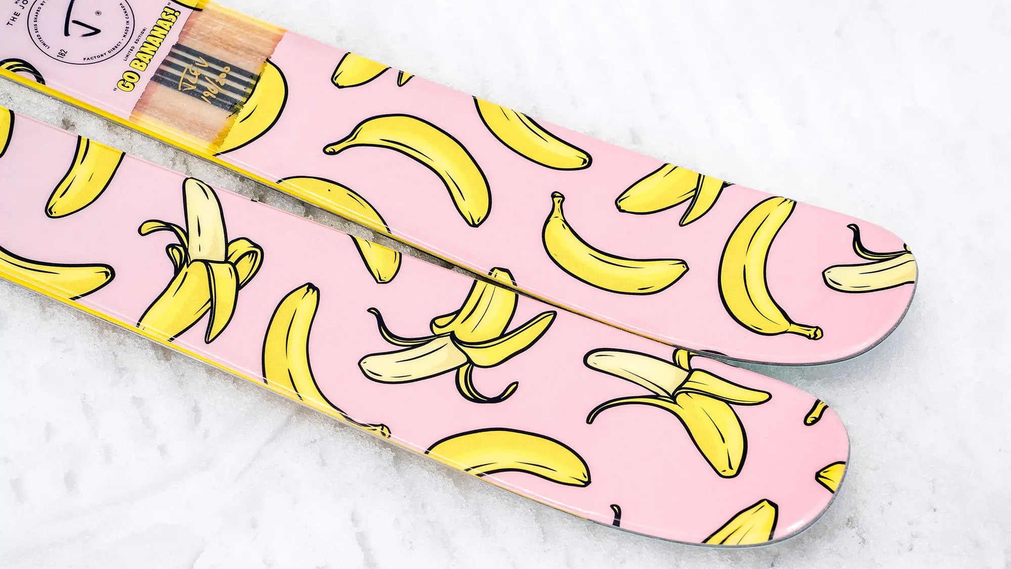 The Joyride "GO BANANAS" Limited Edition Ski