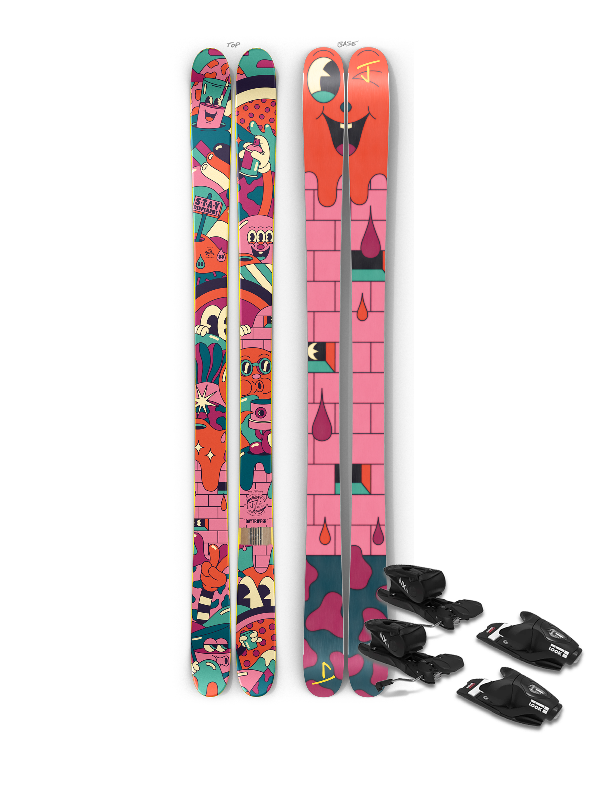 The Joyride Daytripper Blemish + Look NX 11 GW Binding Bundle