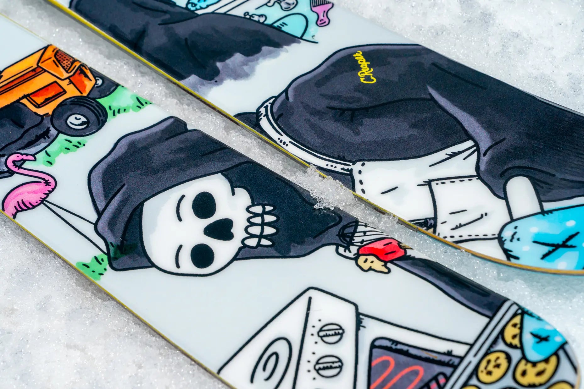 The Joyride "CASUAL REAPER" Shane McFalls x J Collab Limited Edition Ski