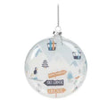 Ski Scene Disc Ornament