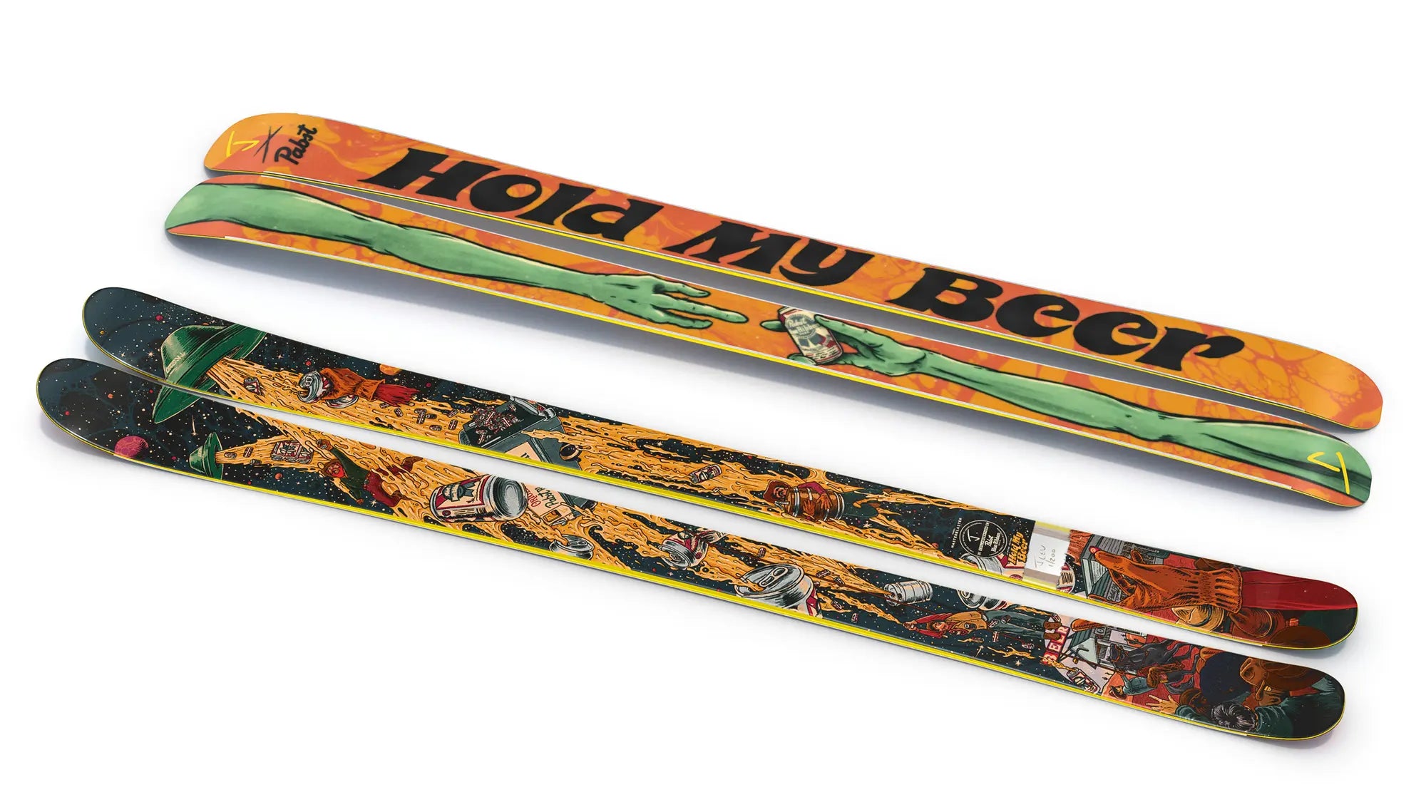 The Masterblaster "HOLD MY BEER" PBR x J Collab Limited Edition Ski