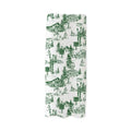 Green skier guest towel