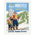 Ski Mount Mansfield Magnet