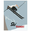Vermont Skier Magnet