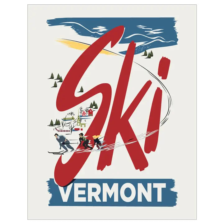 Ski Vermont Magnet