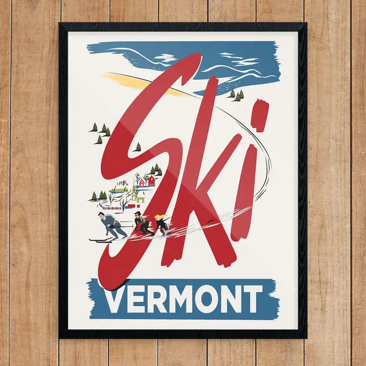 Ski Vermont Print