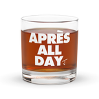 Apres All Day whiskey glass