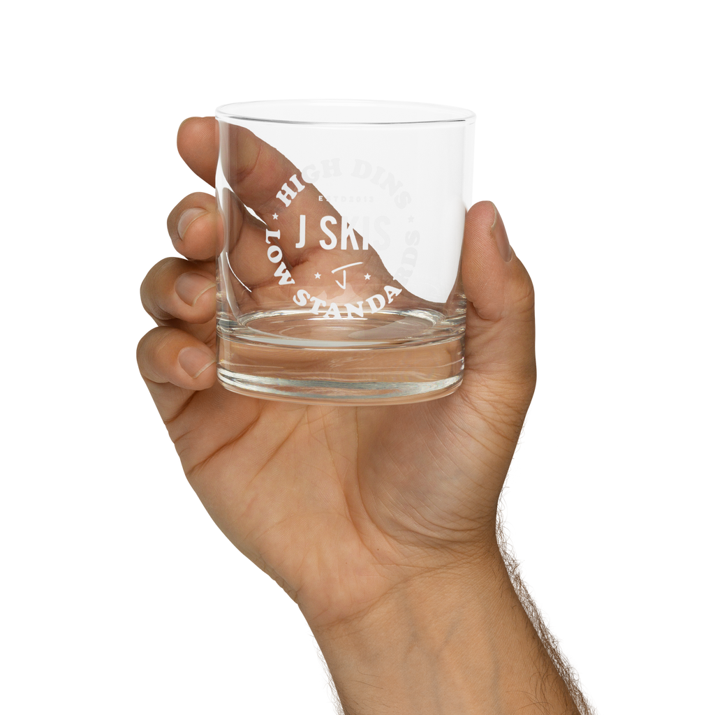 High Dins Whiskey Glass