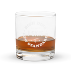 High Dins Whiskey Glass