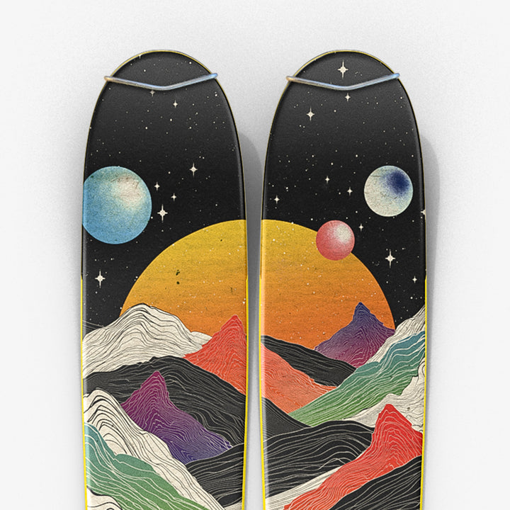 Pre-Cut Climbing Skins – J skis