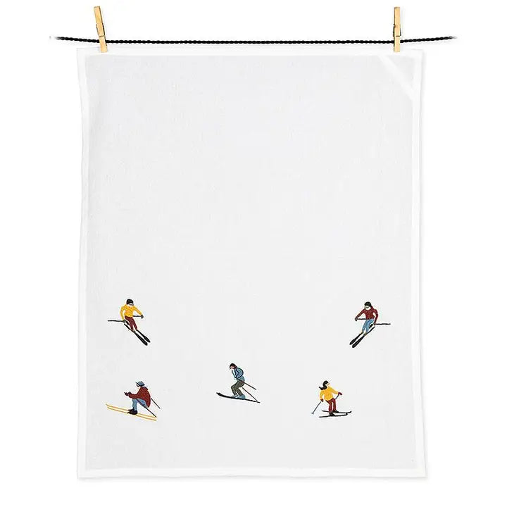 Ski Scene Kitchen Towel