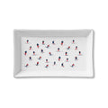 Skiers Ceramic Tray