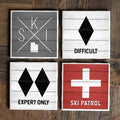 Variety Pack of Ski Coasters