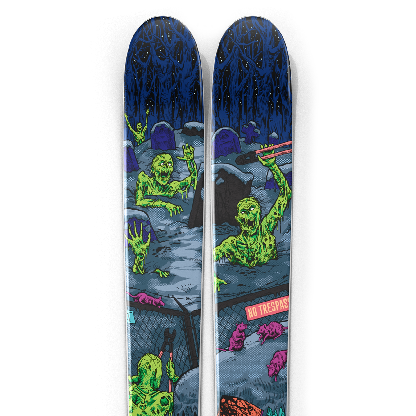 The Allplay "SPOT DIGGER" Sam Zahner x J Collab Limited Edition Ski