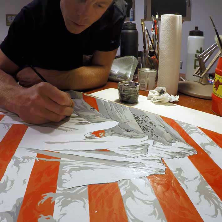 The Metal "RIDGELINE" - Adam Haynes x J Collab Limited Edition Ski