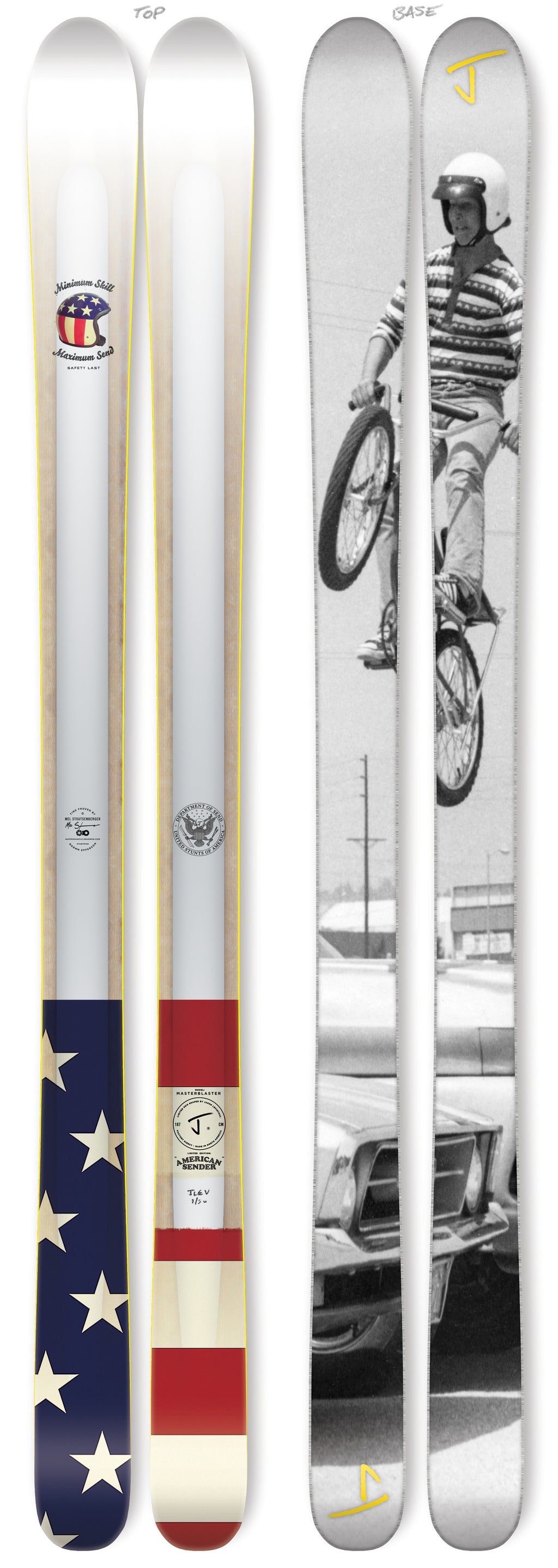 The Masterblaster "AMERICAN SENDER" Limited Edition Ski