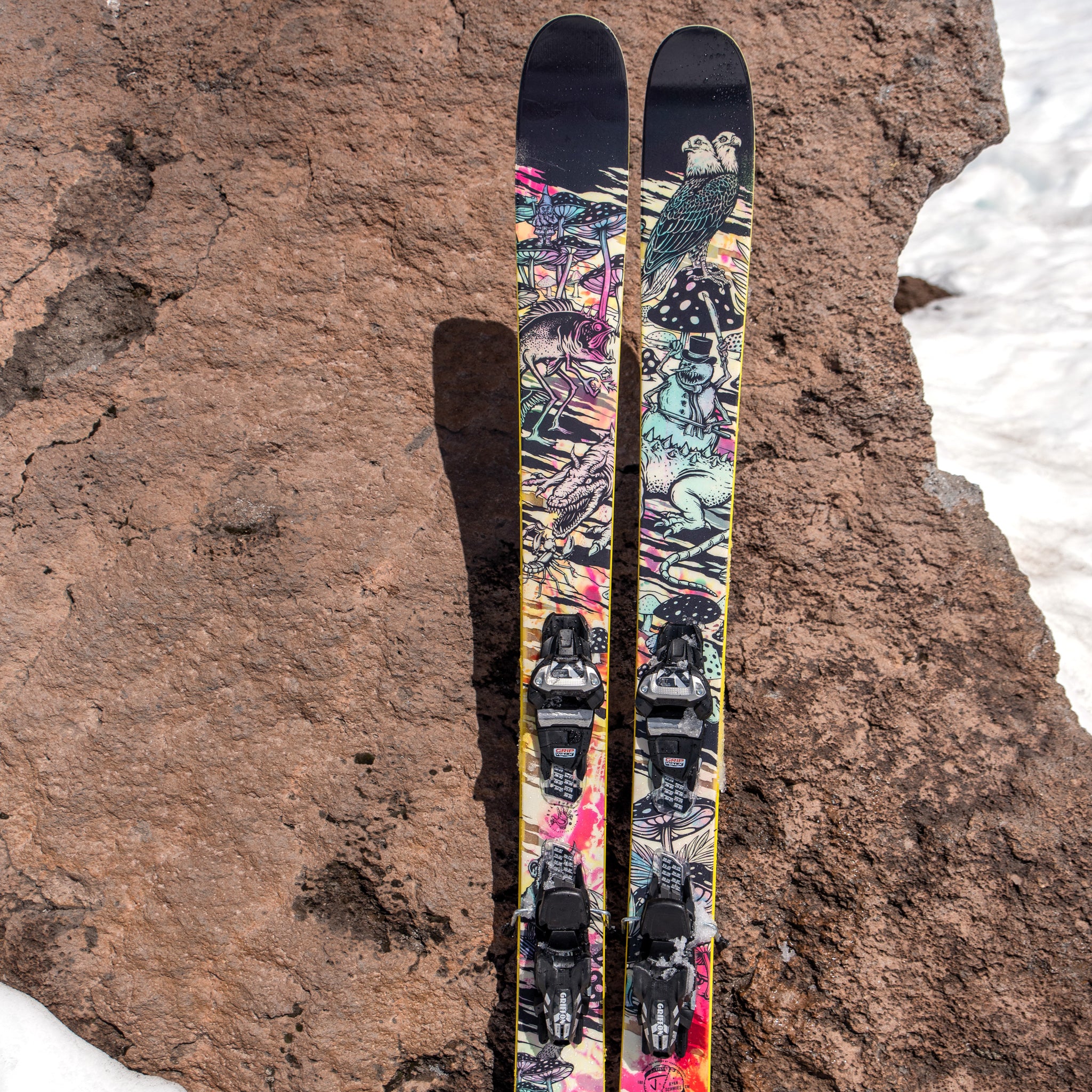 The Metal "BLACK SUNSHINE" Ryan Schmies x J Collab Limited Edition Ski