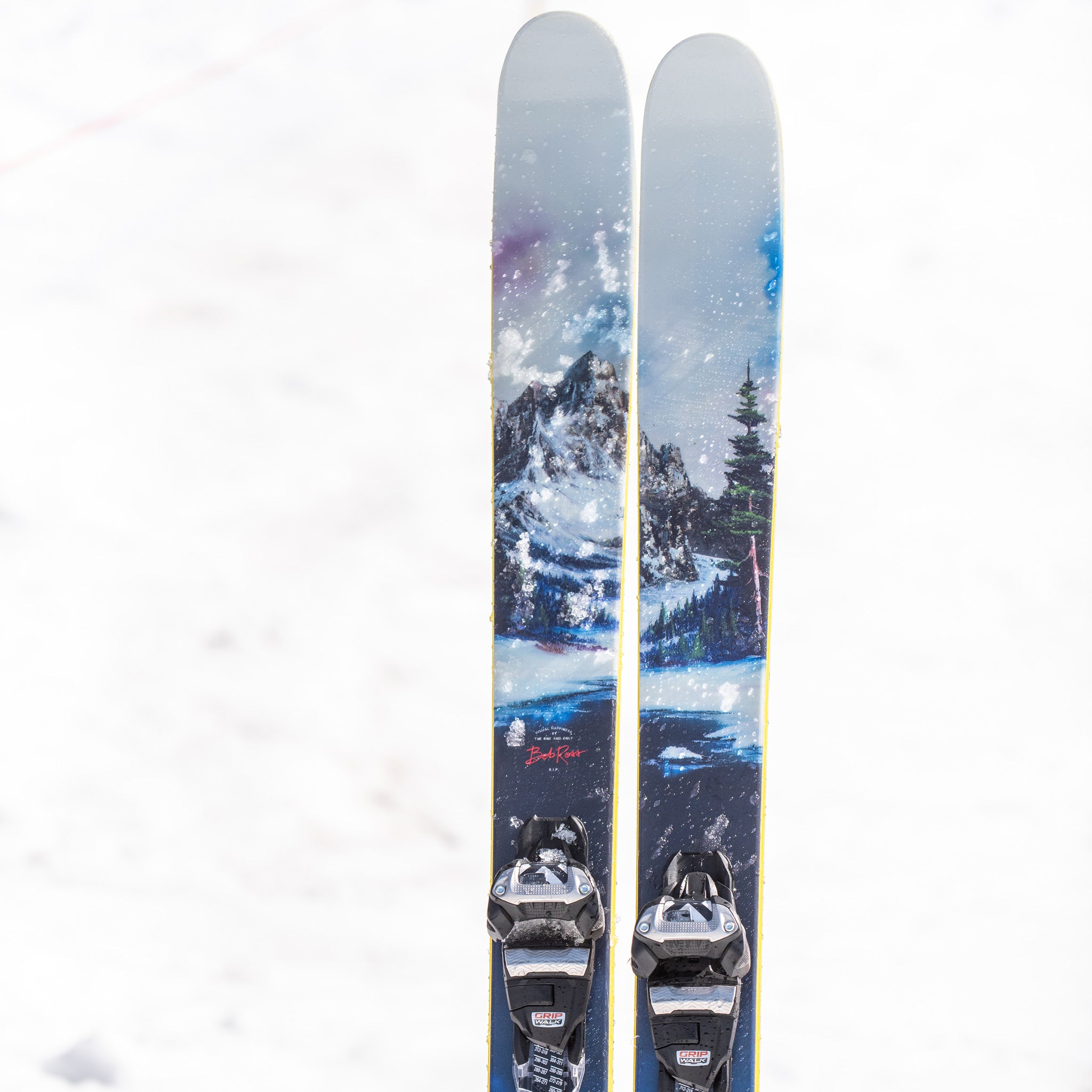 The Allplay "THE JOY OF SKIING" Bob Ross x J Collab Limited Edition Ski