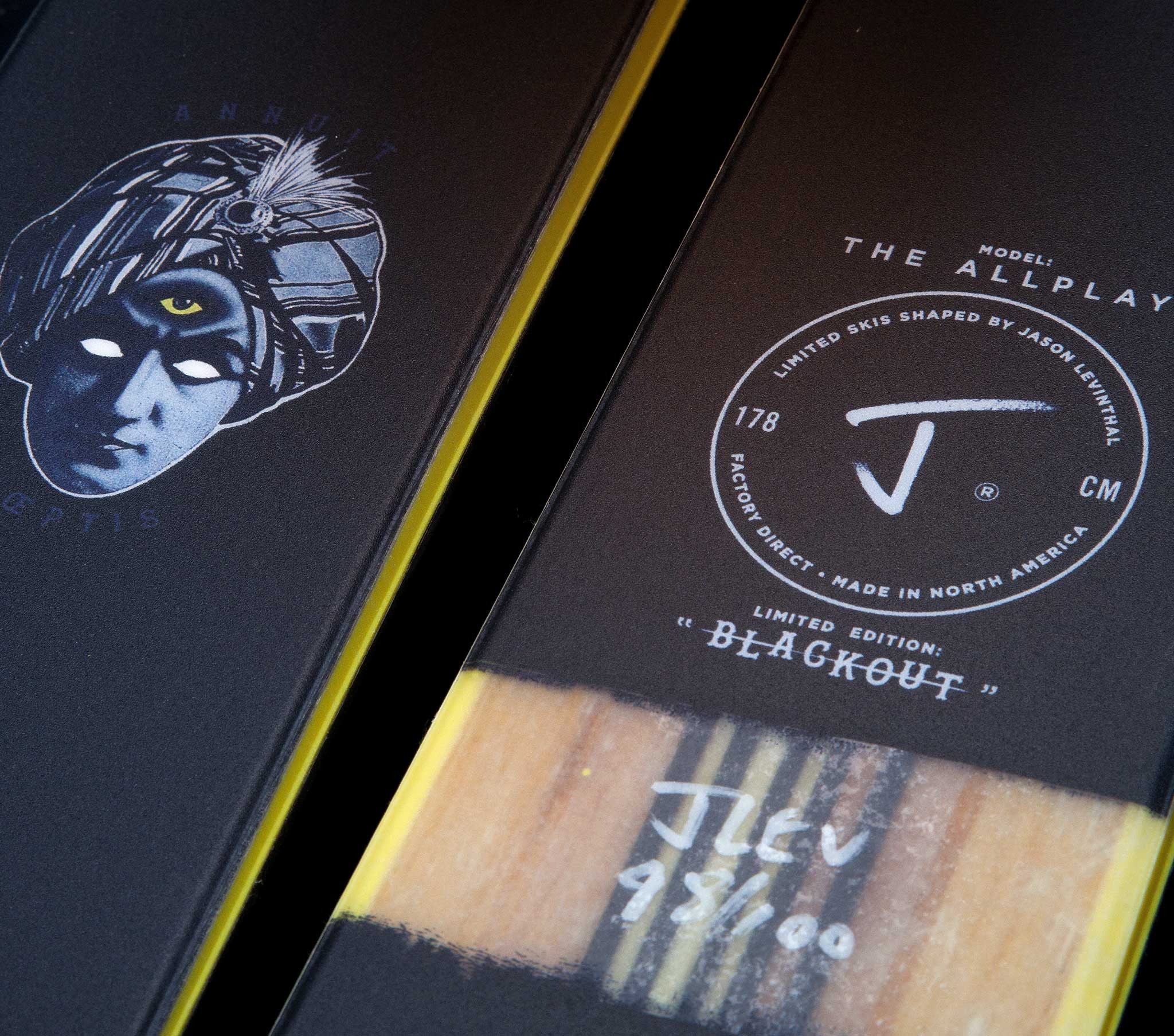 The Allplay "BLACKOUT" Limited Edition Ski