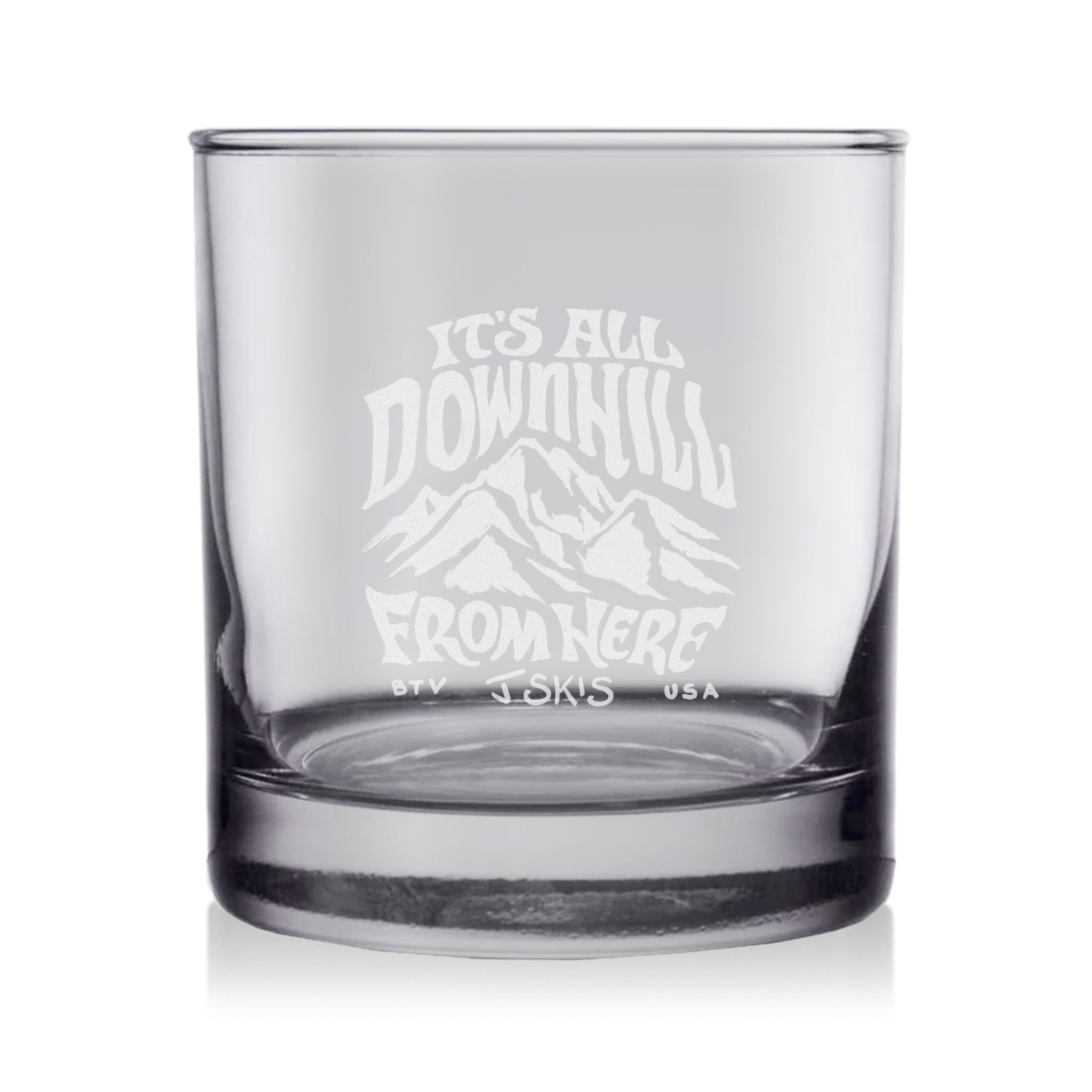 Downhill Whiskey Glass