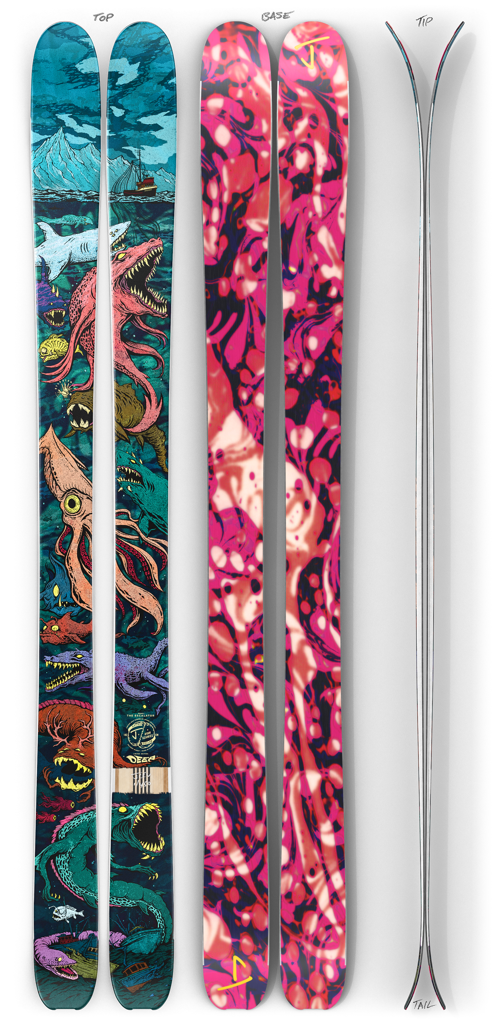 The Escalator "DEEP" Ryan Schmies x J Collab Limited Edition Ski