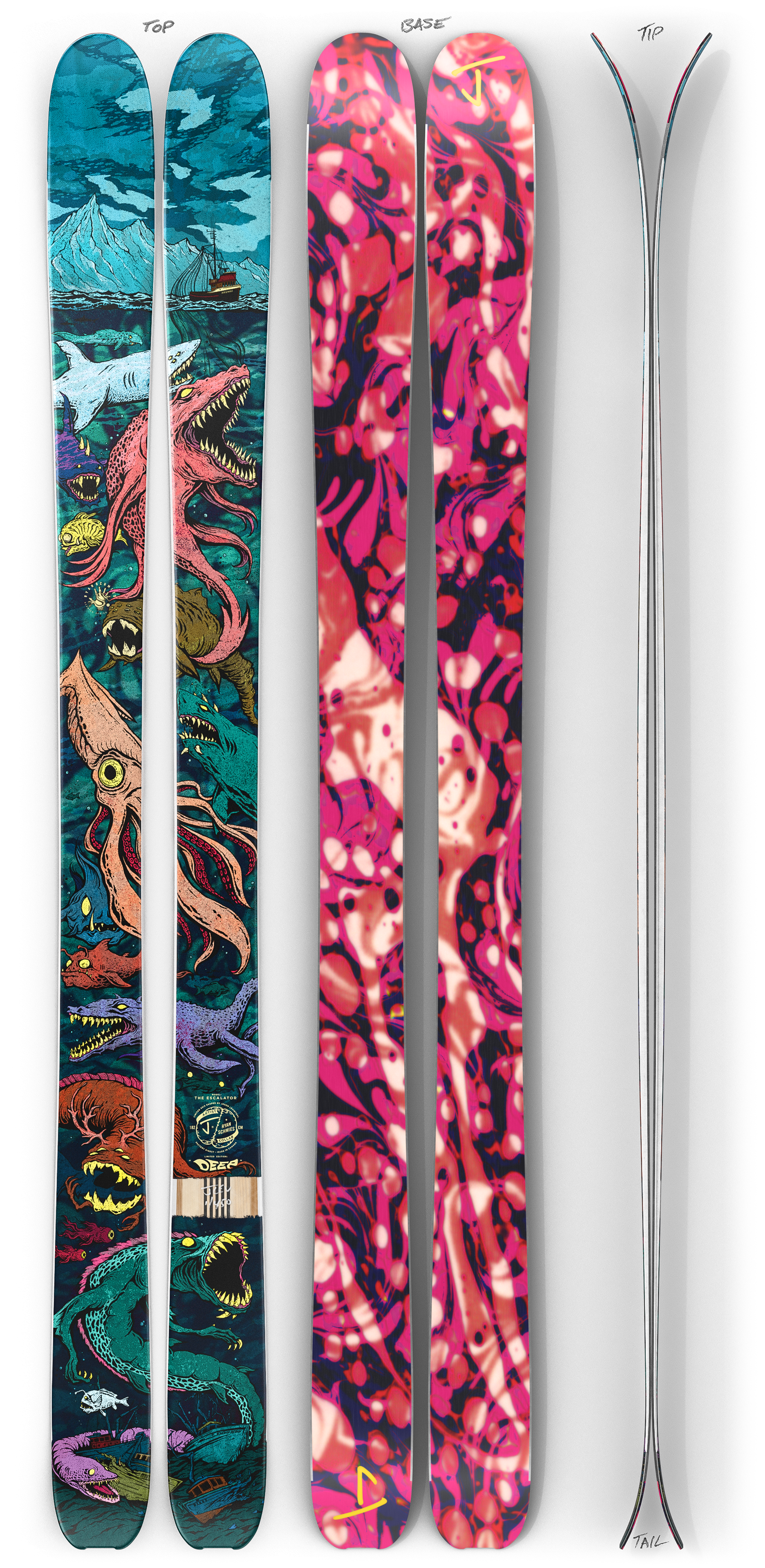 The Escalator "DEEP" Ryan Schmies x J Collab Limited Edition Ski