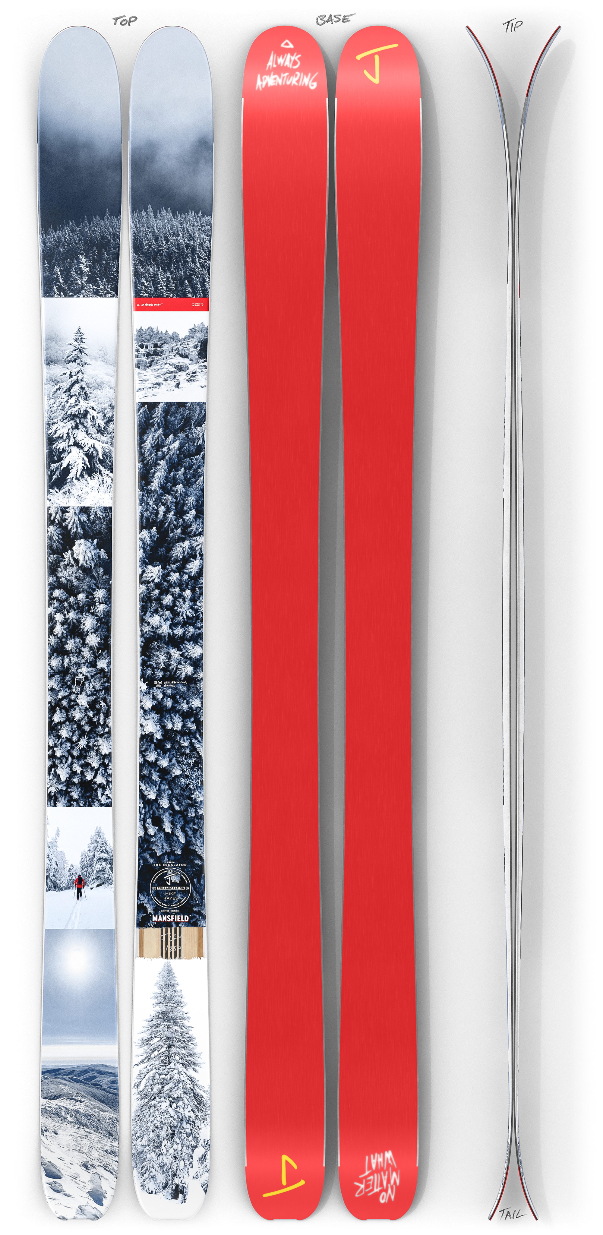 The Escalator "MANSFIELD" Mike Hayes x Peter Cirilli x J Collab Limited Edition Ski