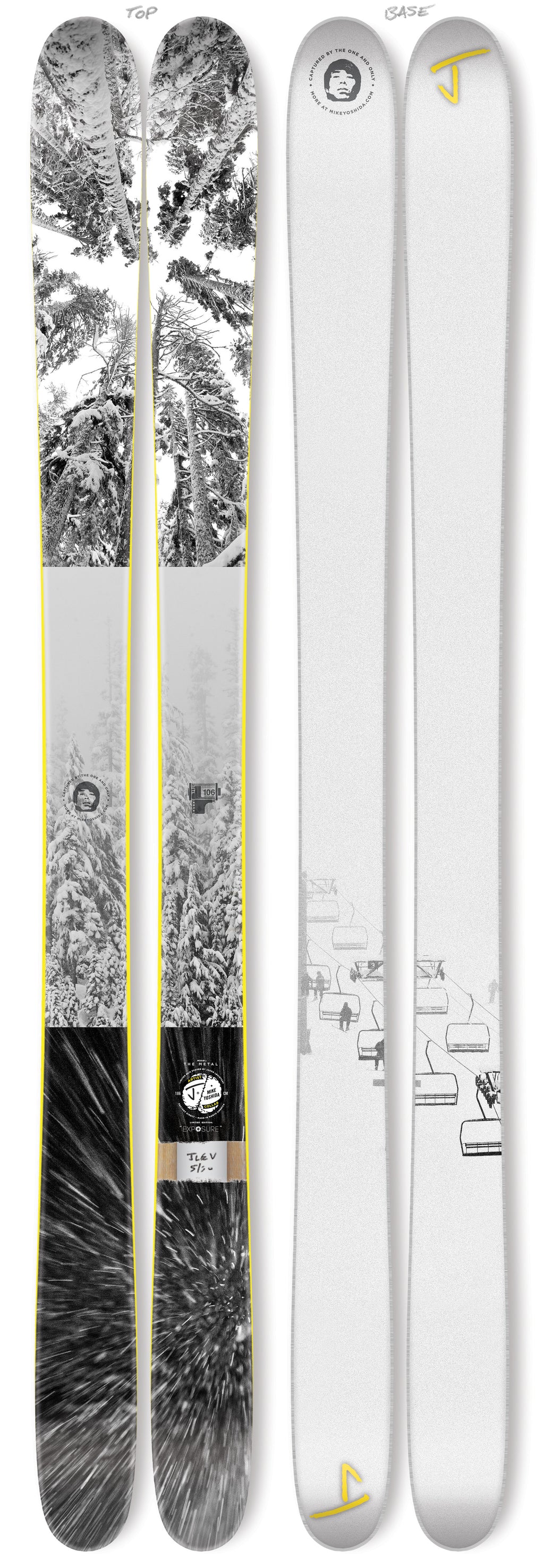 The Metal "EXPOSURE" Mike Yoshida x J Collab Limited Edition Ski