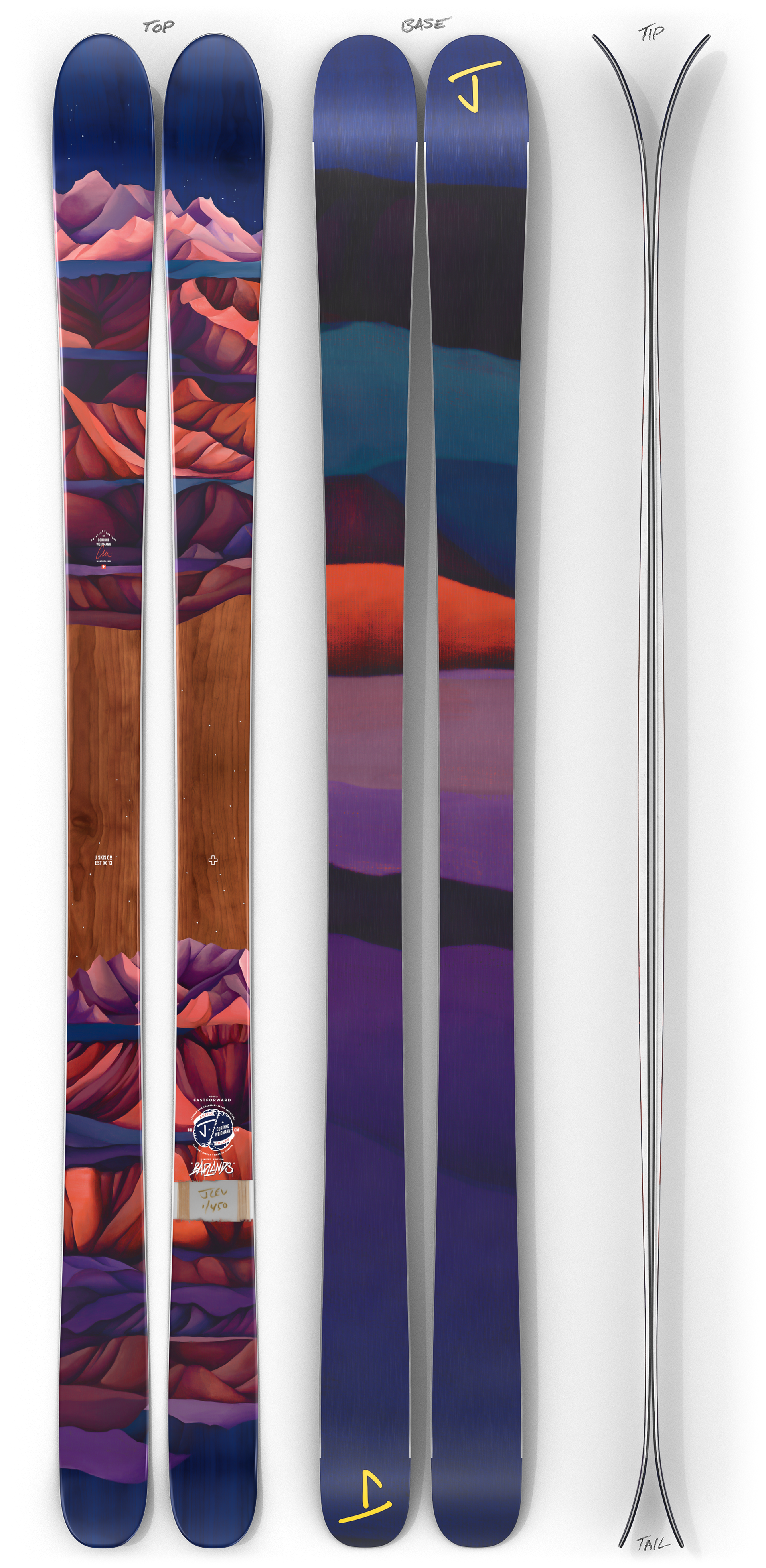 ワンタさん専用J skisファットスキー FASTFORWARD_BADLANDS_FULL-SKI.