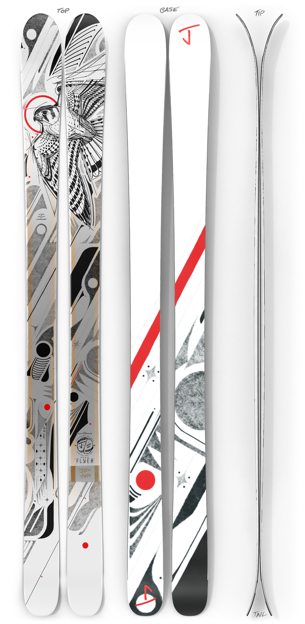 The Fastforward "FLYER" David Hale x J Collab Limited Edition Ski