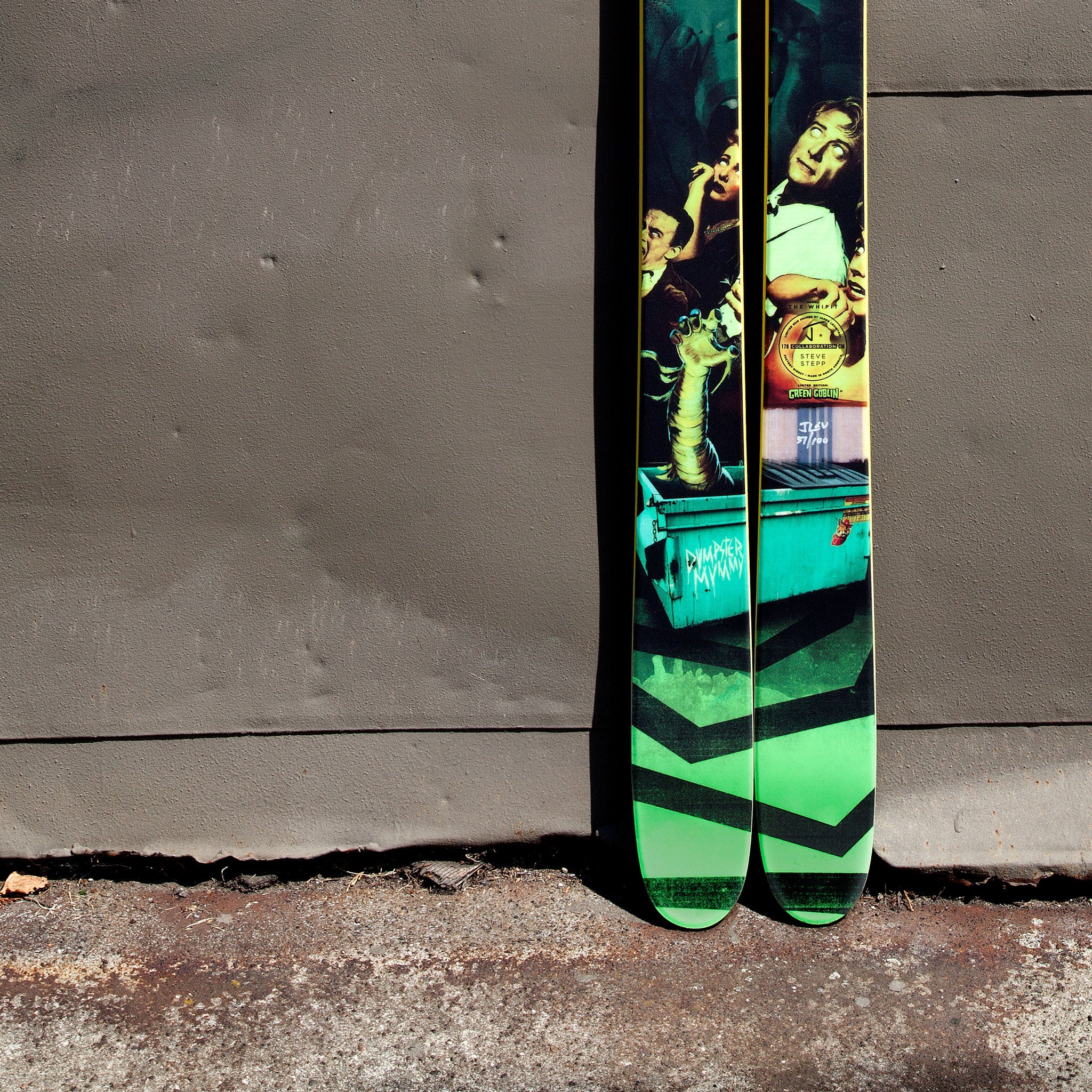 The Whipit "GREEN GOBLIN" Steve Stepp x J Collab Limited Edition Ski