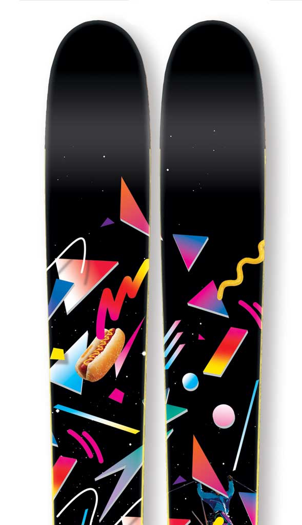 The Whipit "HOT DOGGER" Limited Edition Ski