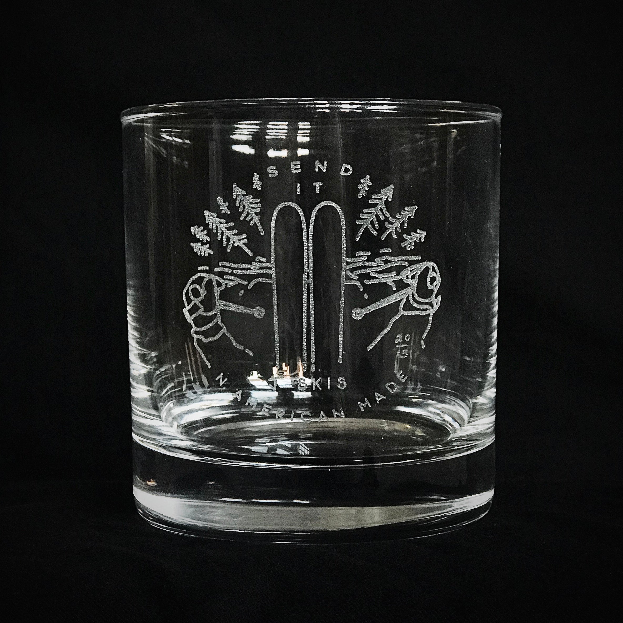 Send It Whiskey Glass