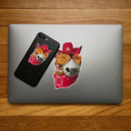 Cat Mask Sticker