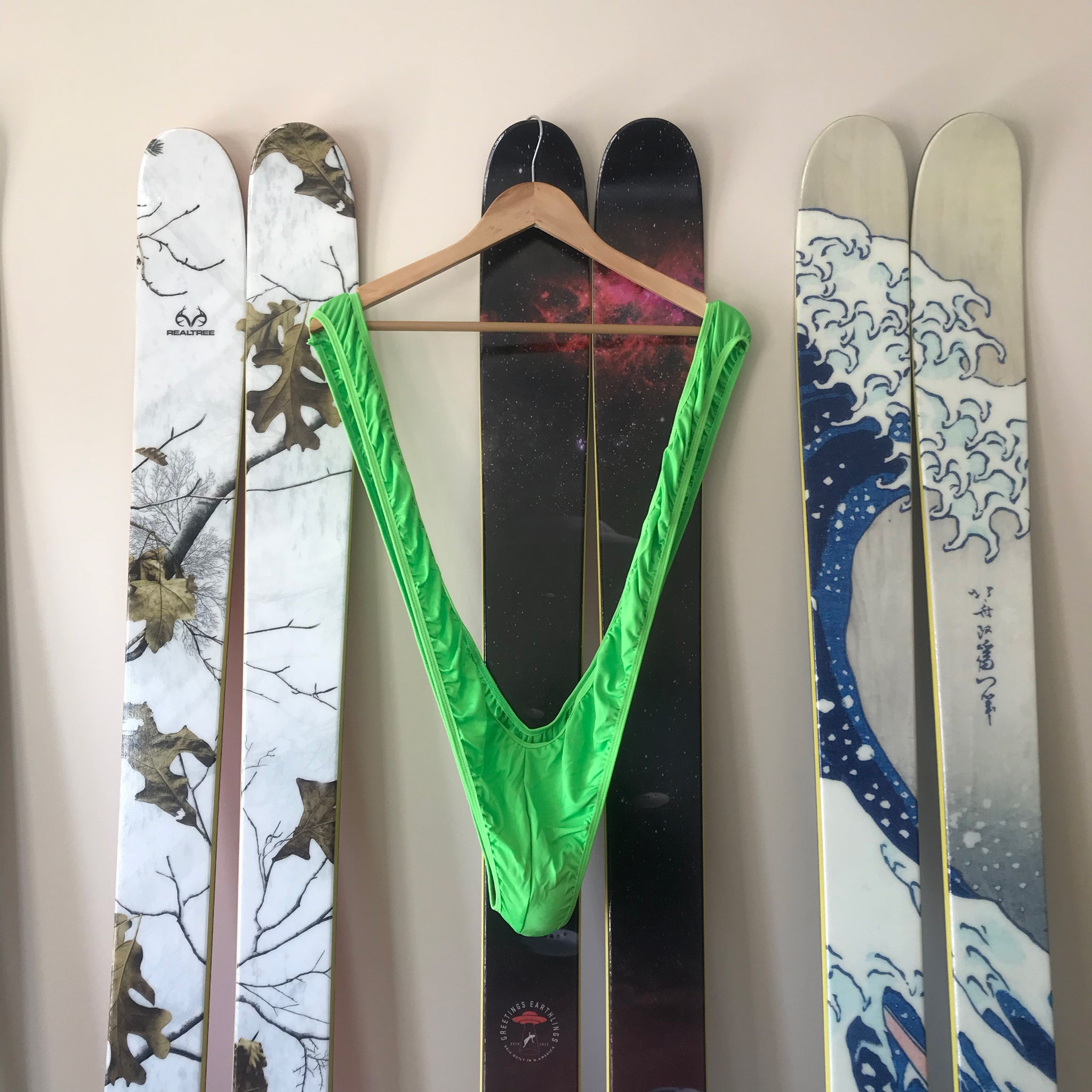 Borat Skiing Suspenders