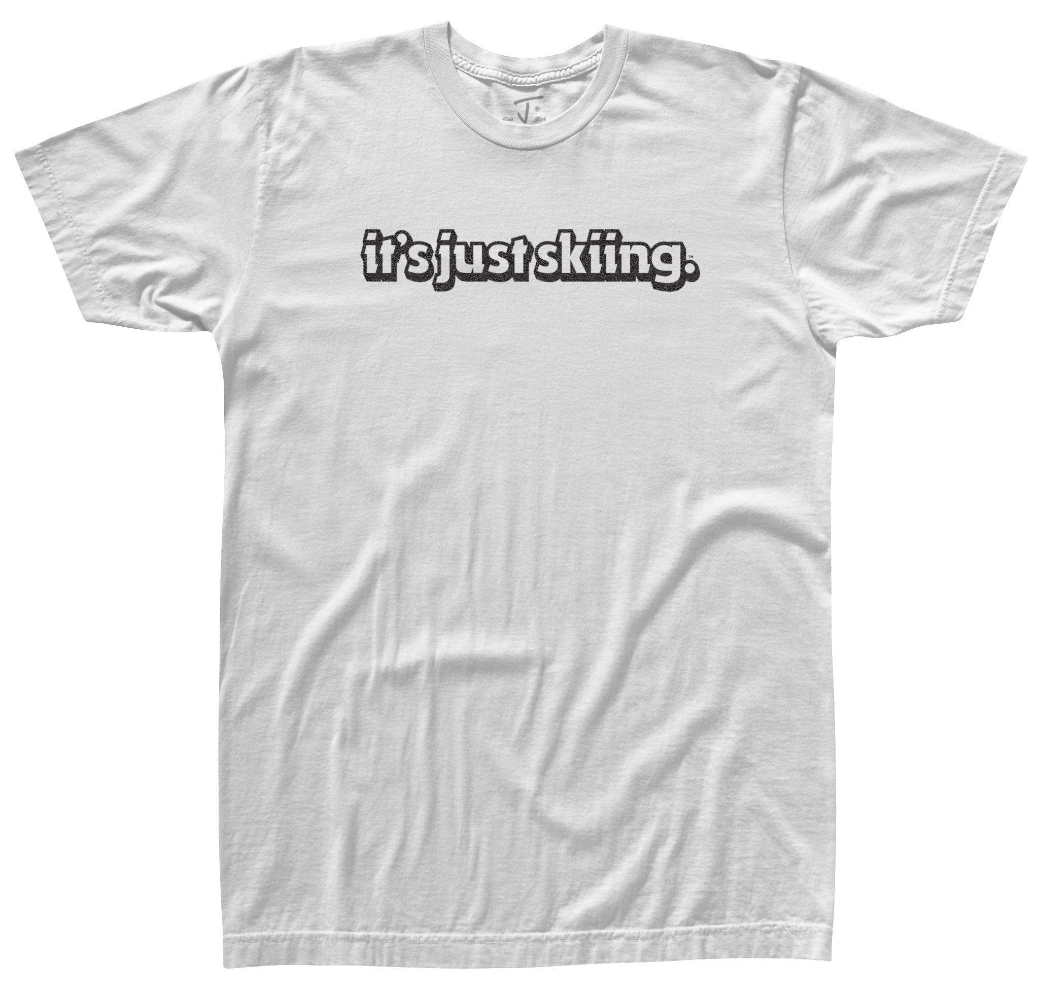 Just Skiing Tee - White
