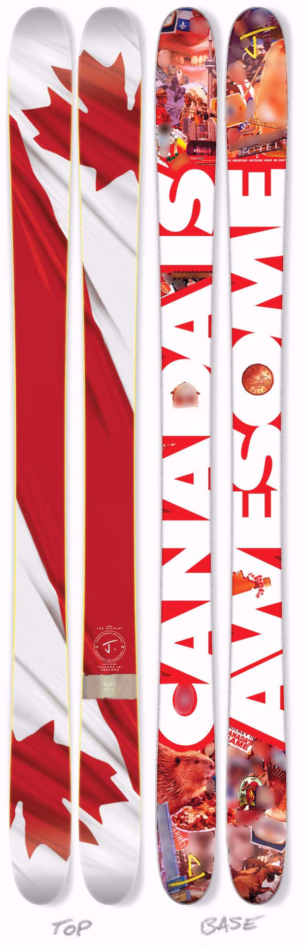 The Allplay "CANADA IS AWESOME" Limited Edition Ski