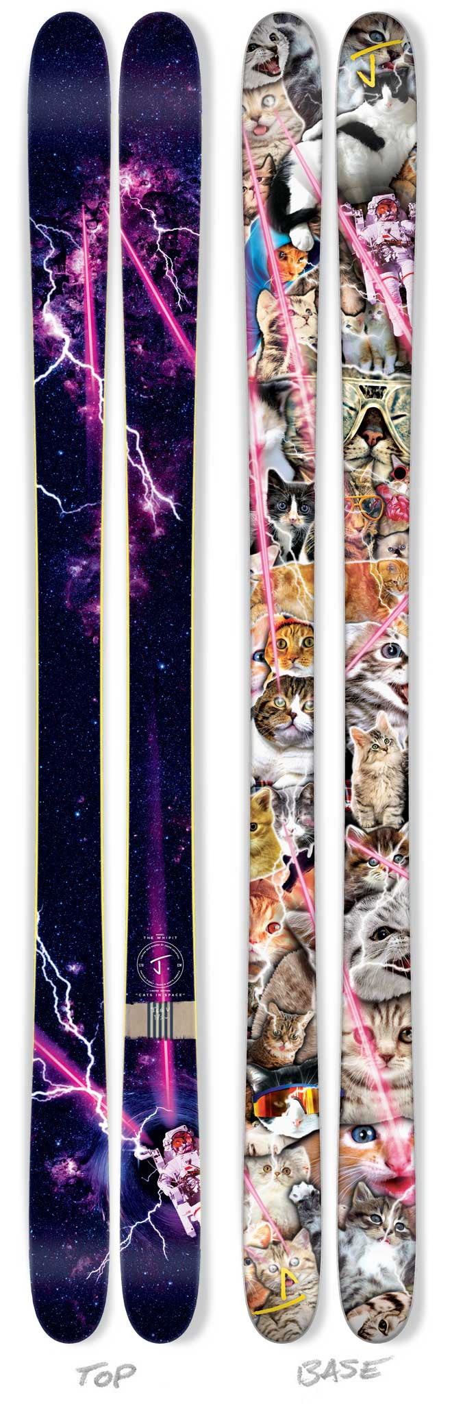 The Whipit "CATS IN SPACE" Limited Edition Ski