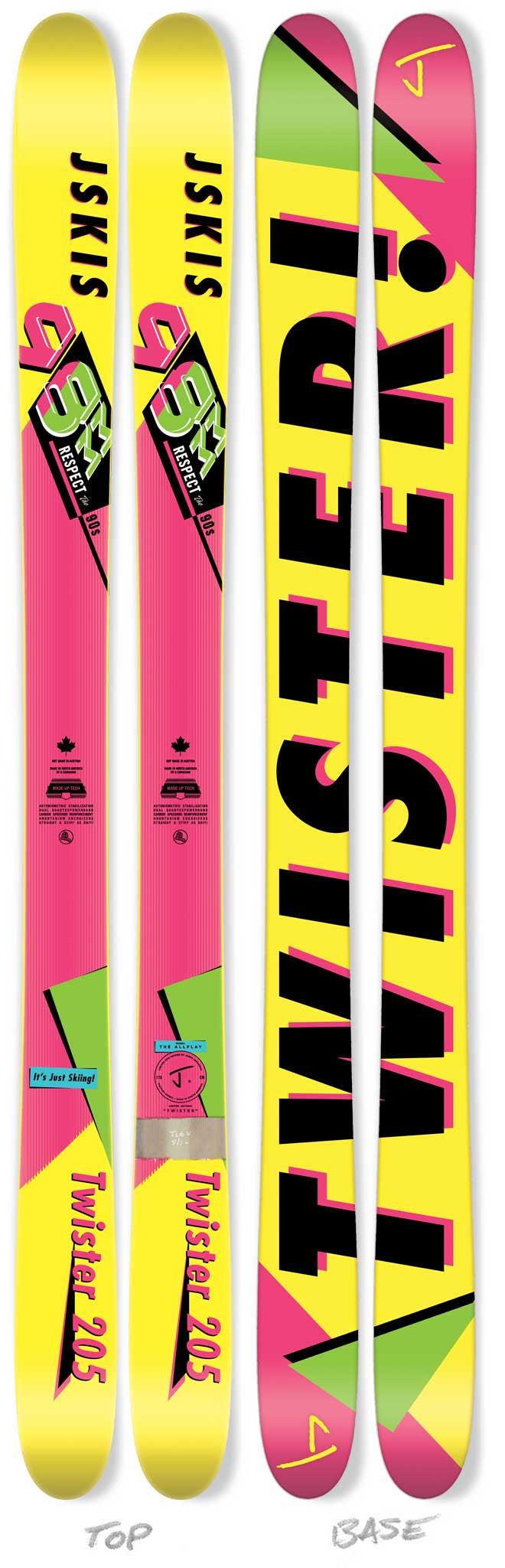The Allplay "TWISTER" Limited Edition Ski