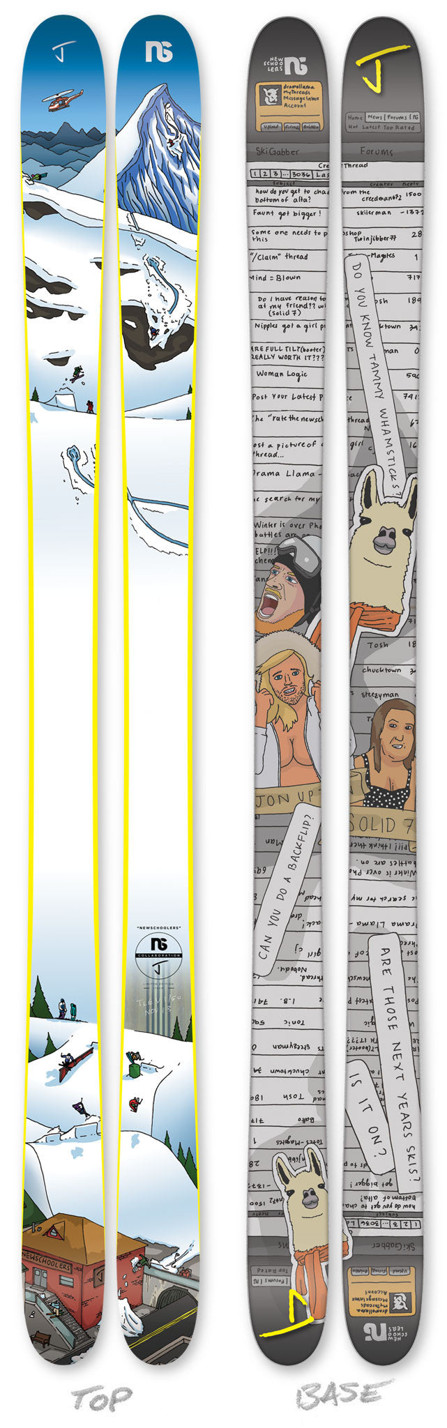 The Whipit "NEWSCHOOLERS" Limited Edition Ski