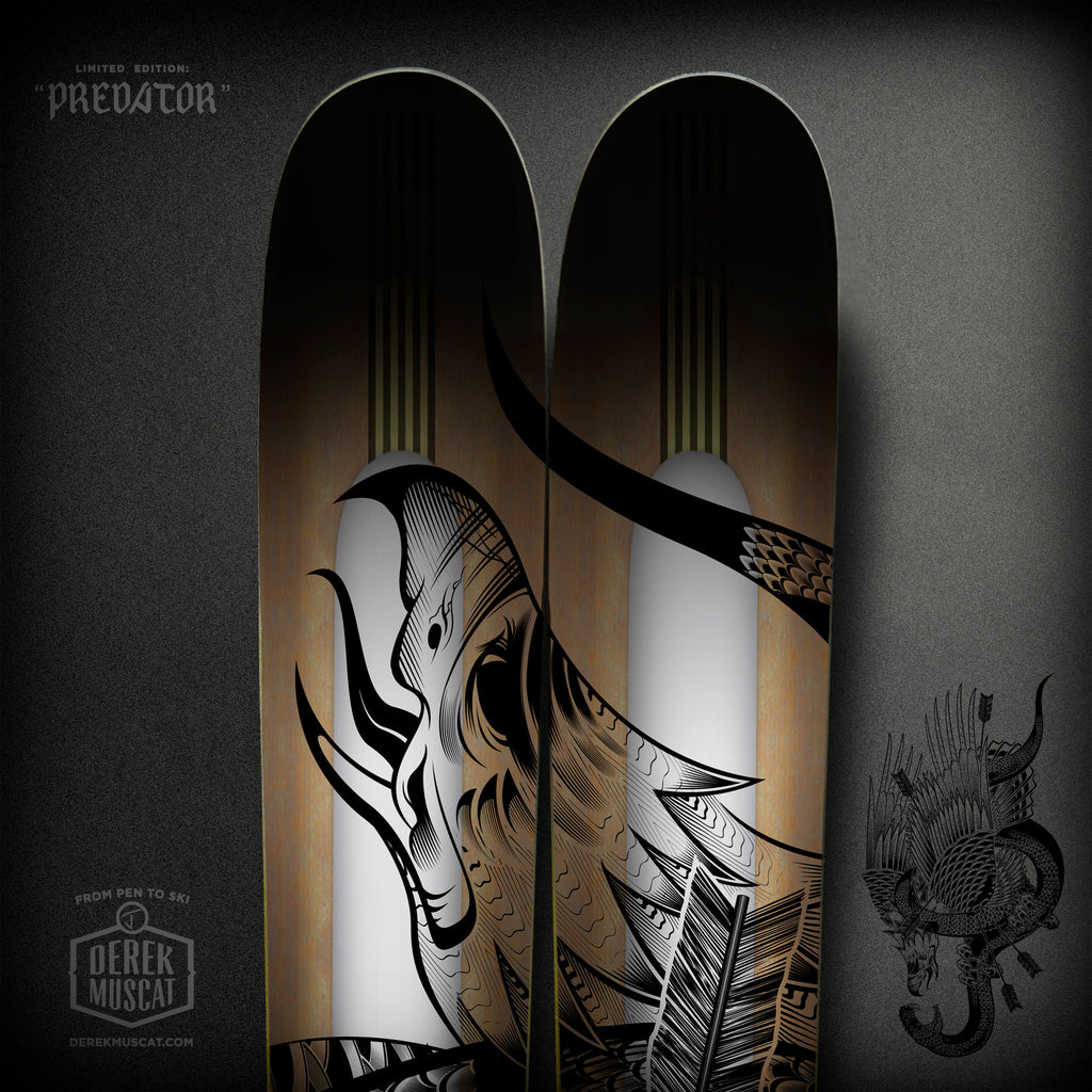 The Masterblaster "PREDATOR" Derek Muscat x J Collab Limited Edition Ski